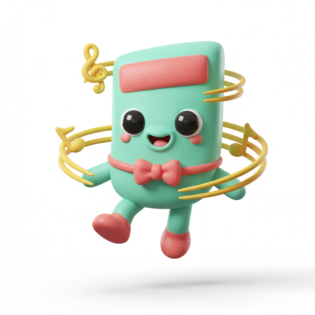 Kawaii 3D mascot