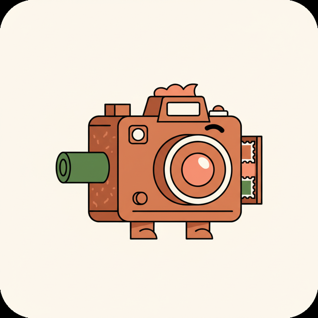 Mascot in flat vector style