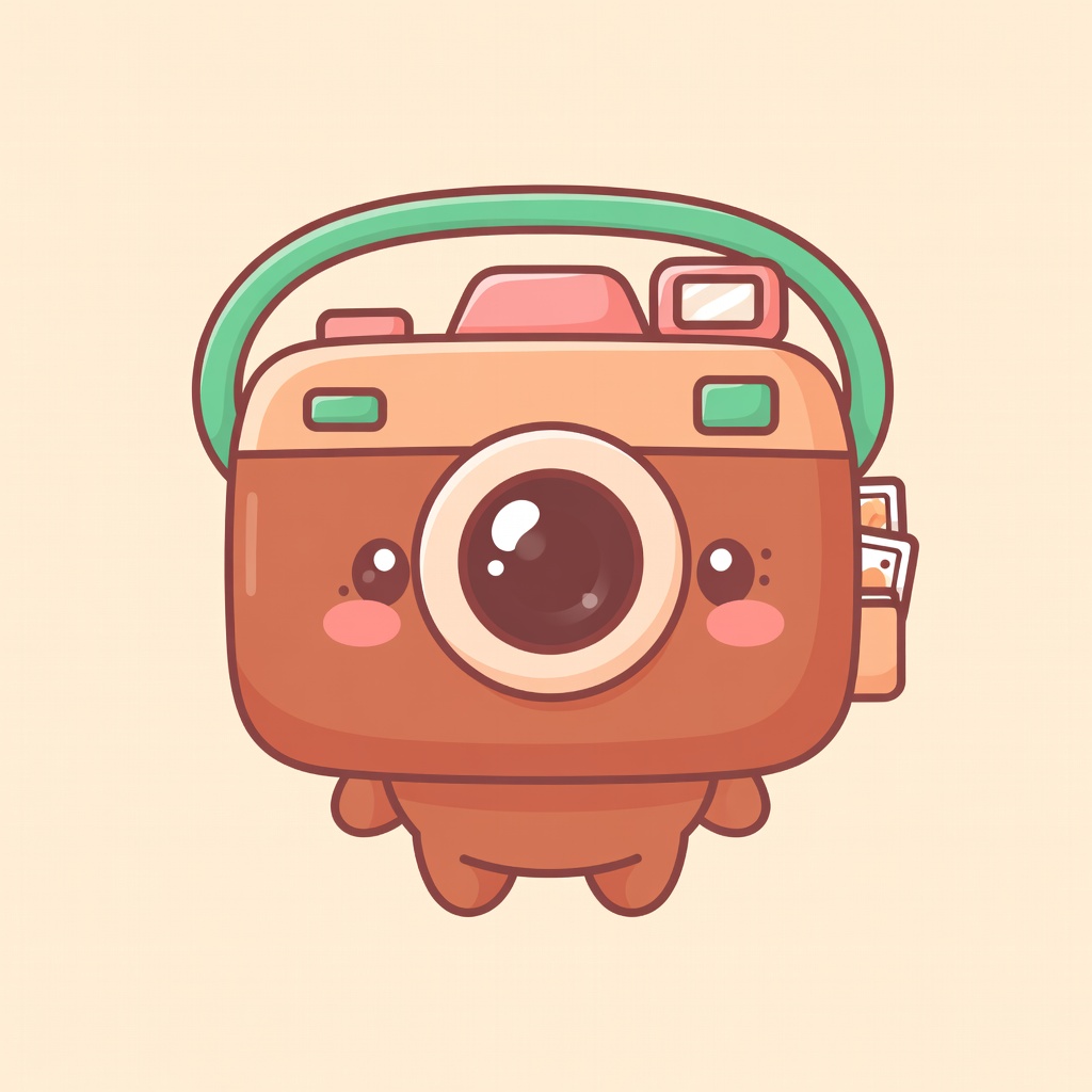 Mascot in kawaii style